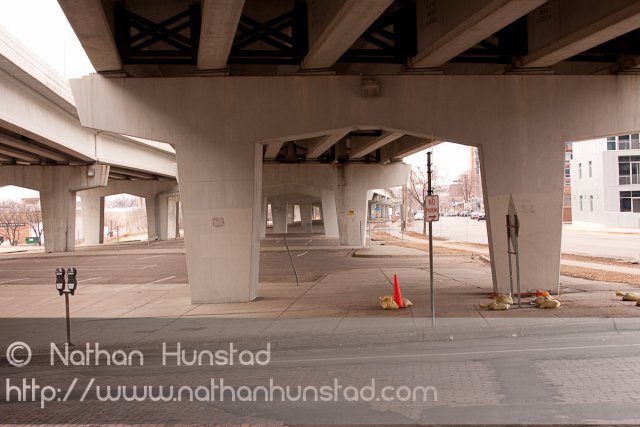 The 3rd Street/4th Street overpasses in Minneapolis.
